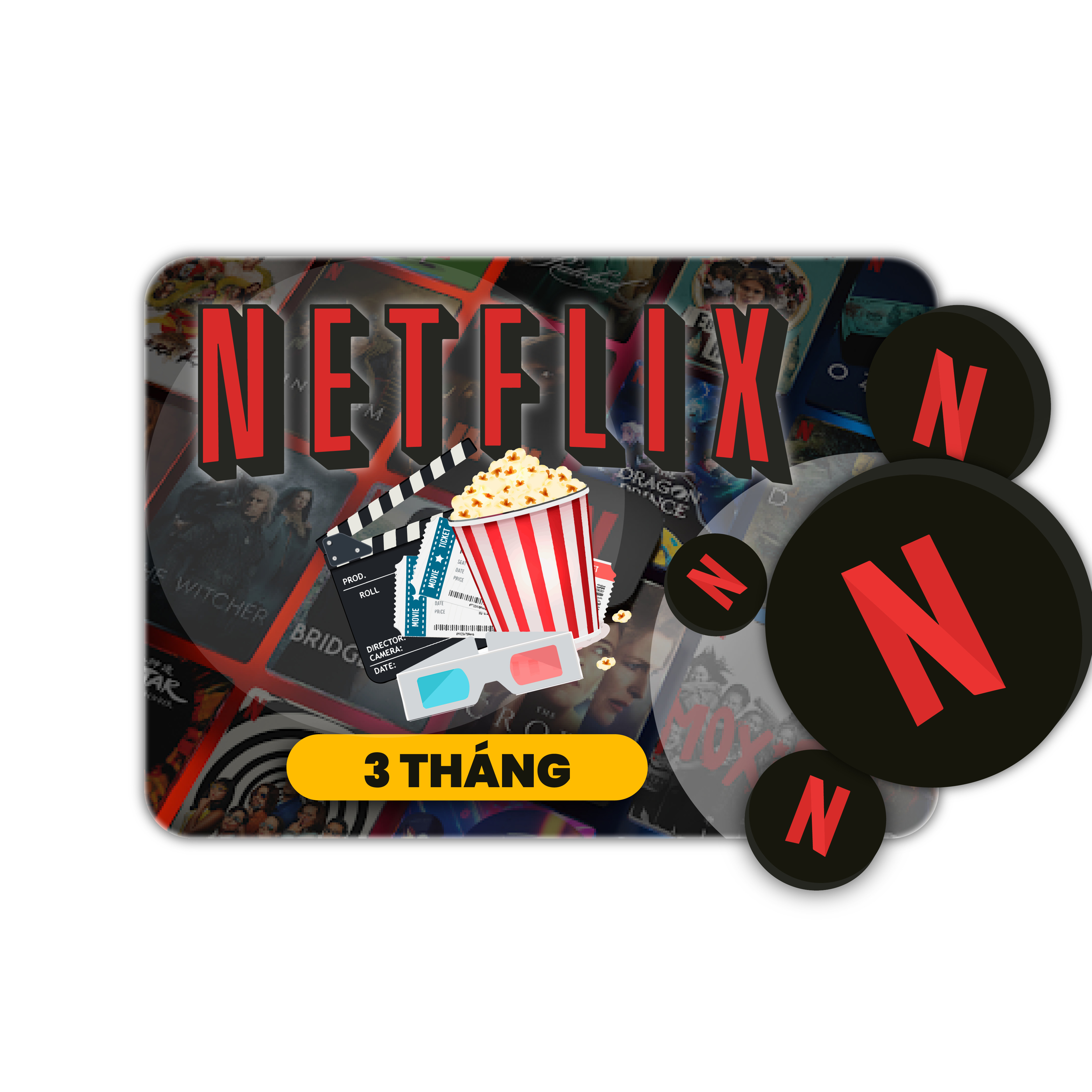 Tài khoản Netflix Premium 1 User 3 tháng